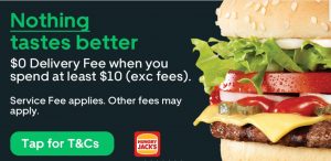 DEAL: Hungry Jack's - Free Delivery for Orders over $10 via Uber Eats (until 6 June 2021) 9