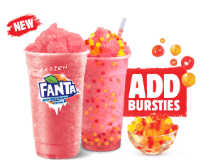 DEAL: Hungry Jack's - $1 Frozen Fanta Sour Watermelon 13