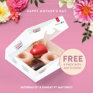 DEAL: Krispy Kreme - Free 4 Pack with Any Dozen Purchase (8-9 May 2021) 4