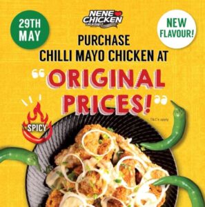 DEAL: Nene Chicken - New Chilli Mayo Flavour for Original Flavour Pricing (29 May 2021) 3