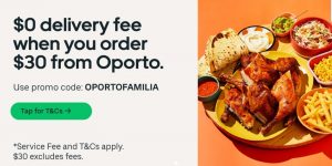 DEAL: Oporto - Free Delivery with $30 Spend via Uber Eats (until 6 June 2021) 22