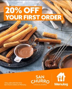 DEAL: San Churro - 20% off First Order via Menulog 9