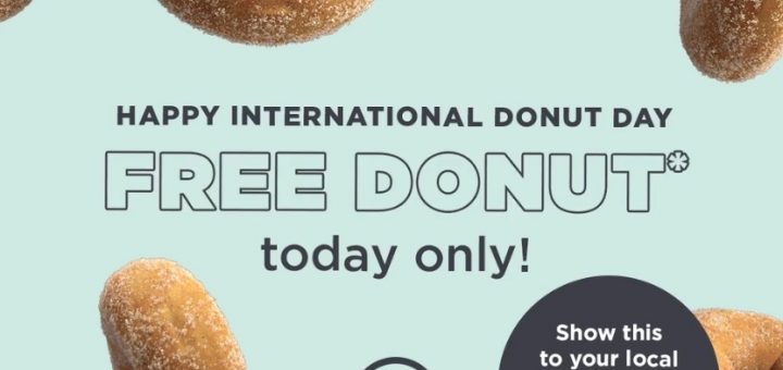 DEAL: Donut King - Free Cinnamon Donut with Every $5 Purchased (4 June 2021) 2