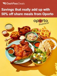 DEAL: Oporto - 50% off Share Meals via DoorDash DashPass (until 24 June 2021) 3