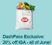 DEAL: DoorDash - 20% off IGA with Orders over $30 with DashPass (until 30 June 2021) 5
