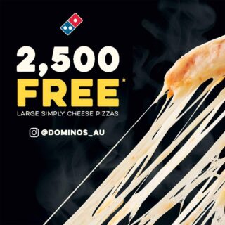 DEAL: Domino's - 2,500 Free Simply Cheese Pizzas Giveaway via Instagram (4 June 2021) 6