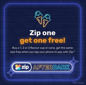 DEAL: Gelatissimo - Buy One Get One Free Gelato with Tap & Zip (until 19 June 2021) 2