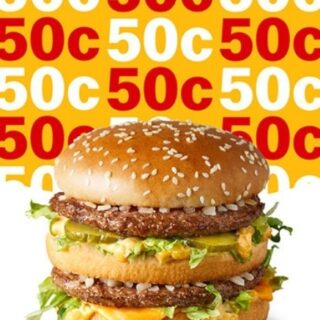 DEAL: McDonald’s - 50c Big Mac with mymacca's App (18 June 2021) 10 DEAL: McDonald’s - 50c Big Mac with mymacca's App (18 June 2021) 10