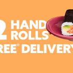 DEAL: Sushi Sushi – $2 Handrolls + Free Delivery via Menulog (until 27 June 2022)