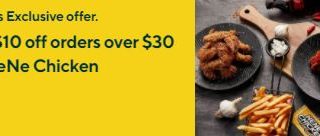 DEAL: Nene Chicken - $10 off $30 Spend via DoorDash DashPass (until 24 June 2021) 3