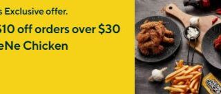 DEAL: Nene Chicken - $10 off $30 Spend via DoorDash DashPass (until 24 June 2021) 8