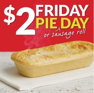 DEAL: OTR - $2 Pies & Sausage Rolls on Friday Pie Day (until 20 May 2022) 2