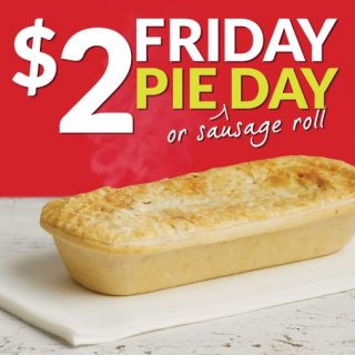 DEAL: OTR - $2 Pies & Sausage Rolls on Friday Pie Day 10
