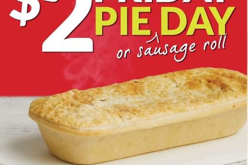 DEAL: OTR - $2 Pies & Sausage Rolls on Friday Pie Day 1
