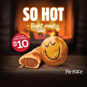 DEAL: Pie Face - $10 Regular Pie & Roll 4