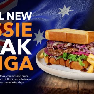 DEAL: Rashays - $15 Aussie Steak Sanga & Chips 2