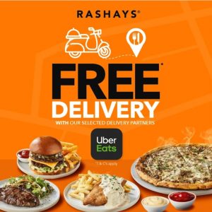 DEAL: Rashays - Free Delivery with $30 Spend via Uber Eats, Menulog & Deliveroo 3