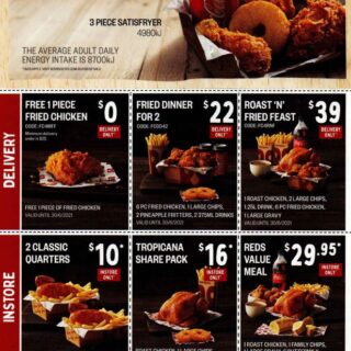 DEAL: Red Rooster Vouchers valid until 30 June 2021 1