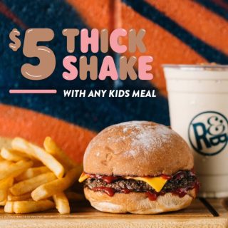 DEAL: Ribs & Burgers - $5 Thickshake with Kids Meal (until 25 July 2021) 5