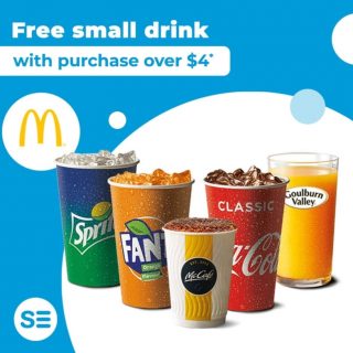 DEAL: McDonald's - Free Small Drink with Purchase Over $4 for Student Edge Members 1