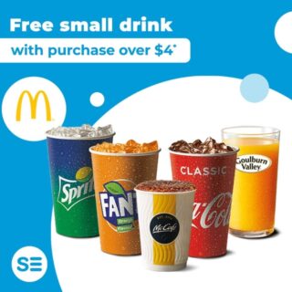 DEAL: McDonald's - Free Small Drink with Purchase Over $4 for Student Edge Members 6 DEAL: McDonald's - Free Small Drink with Purchase Over $4 for Student Edge Members 6