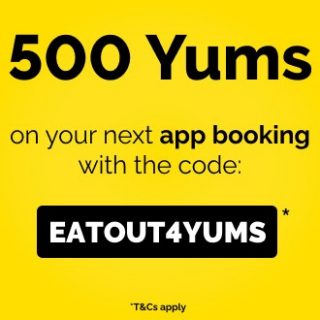 DEAL: TheFork - 500 Yums ($10-$12.50 Value) with Booking until 26 June 2021 3