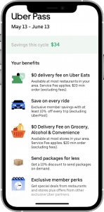 DEAL: Uber Pass Australia - Free Uber Eats Delivery Over $20 + 10% off Uber Trips & More for $14.99/month (14 Day Free Trial) 9