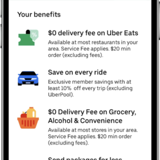 DEAL: Uber Pass Australia - Free Uber Eats Delivery Over $20 + 10% off Uber Trips & More for $14.99/month (14 Day Free Trial) 1