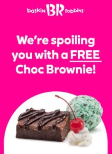 DEAL: Baskin Robbins - Free Choc Brownie & Ice Cream Scoop with $30 Spend via Uber Eats (until 18 July 2021) 8