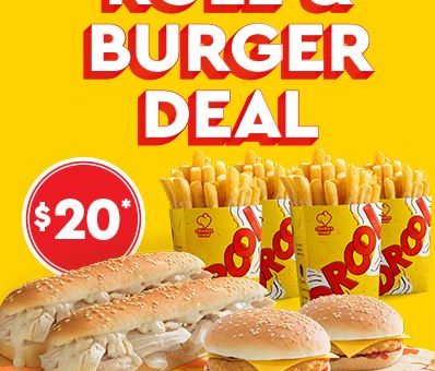 DEAL: Chicken Treat - $20 Roll & Burger Deal (until 26 April 2022) 7