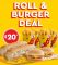 DEAL: Chicken Treat - $20 Roll & Burger Deal 1