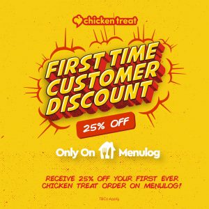 DEAL: Chicken Treat - 25% off First Order via Menulog 12