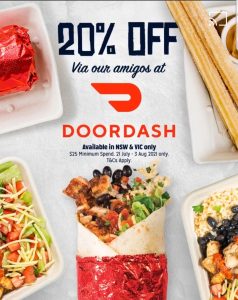 DEAL: Mad Mex - 20% off with $25 Spend in NSW/VIC via DoorDash (until 3 August 2021) 10