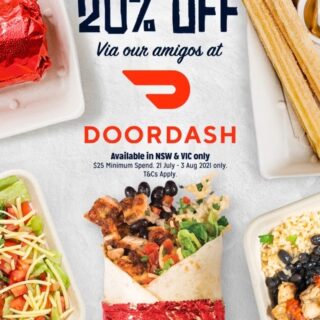 DEAL: Mad Mex - 20% off with $25 Spend in NSW/VIC via DoorDash (until 3 August 2021) 8