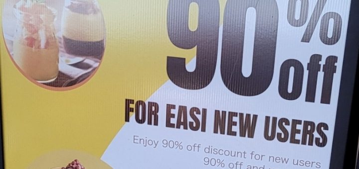 DEAL: EASI - 90% off First Order for New Users (Up to $10) 2