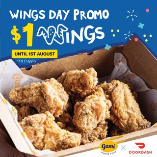 DEAL: Gami Chicken - 8 Wings for $8 or 12 Wings for $12 with $30 Minimum Spend via DoorDash (until 1 August 2021) 5