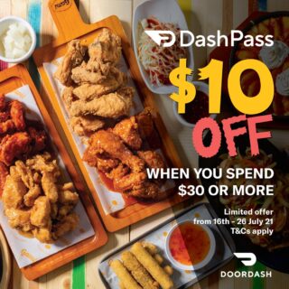 DEAL: Gami Chicken - $10 off $30 Spend for DoorDash DashPass Members (until 26 July 2021) 4 DEAL: Gami Chicken - $10 off $30 Spend for DoorDash DashPass Members (until 26 July 2021) 4
