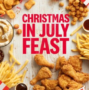 DEAL: KFC - $49.95 Christmas in July Feast 3