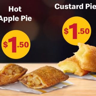 DEAL: McDonald's - $1.50 Custard Pie & $1.50 Hot Apple Pie 6
