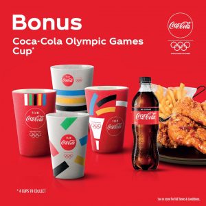 DEAL: Nene Chicken - Free Bamboo Coca Cola Cup with Main Meal Regular Combo Purchase 5