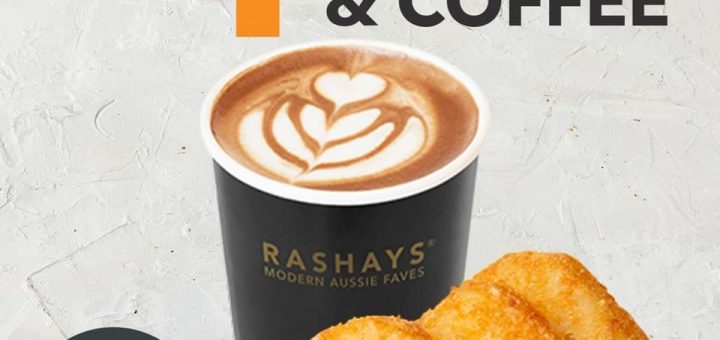 DEAL: Rashays - 3 Hash Browns & Coffee for $4 2
