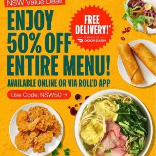 DEAL: Roll'd - 50% off + Free Delivery with $20 Spend via App or Website in NSW (until 8 August 2021) 6