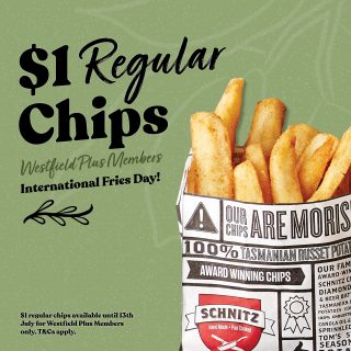 DEAL: Schnitz - $1 Regular Chips for Westfield Plus Members (13 July 2021) 6