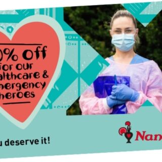NEWS: Nando's - 20% off for Healthcare and Emergency Service Workers 2