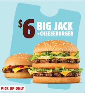 DEAL: Hungry Jack's - $6 Big Jack & Cheeseburger via App (until 23 August 2021) 3