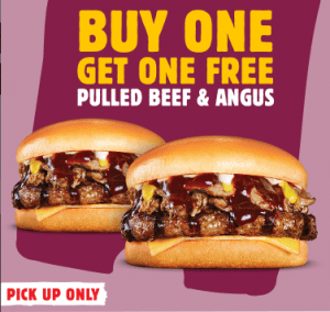 DEAL: Hungry Jack's App - Buy One Get One Free Grill Masters Pulled Beef & Angus Burgers (until 16 August 2021) 3
