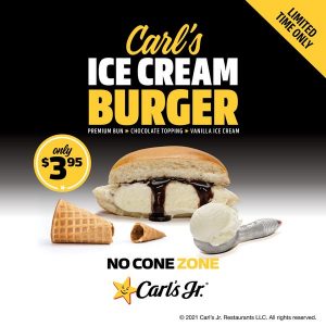 NEWS: Carl's Jr - Ice Cream Burger 9