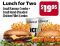 DEAL: Carl's Jr - $19.95 Lunch for Two via App 7