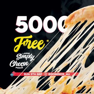DEAL: Domino's - 5,000 Free Simply Cheese Pizzas Giveaway via Instagram (5 September 2021) 3