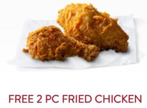 DEAL: Red Rooster - 2 Free Pieces Fried Chicken with $25 Spend via Red Rooster Delivery 1